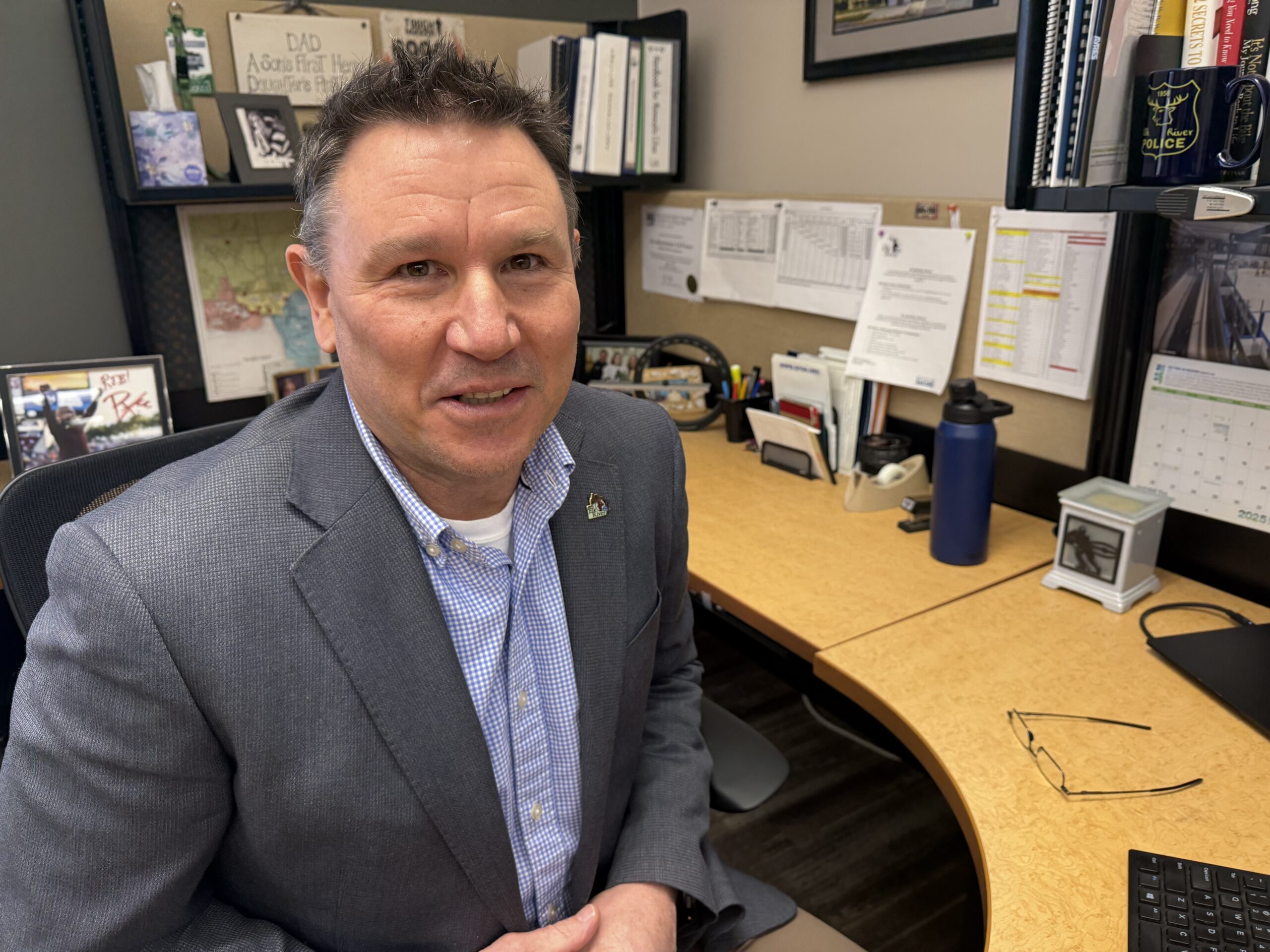 Cal Portner in Elk River in the City Administrator’s office at Elk River City Hall