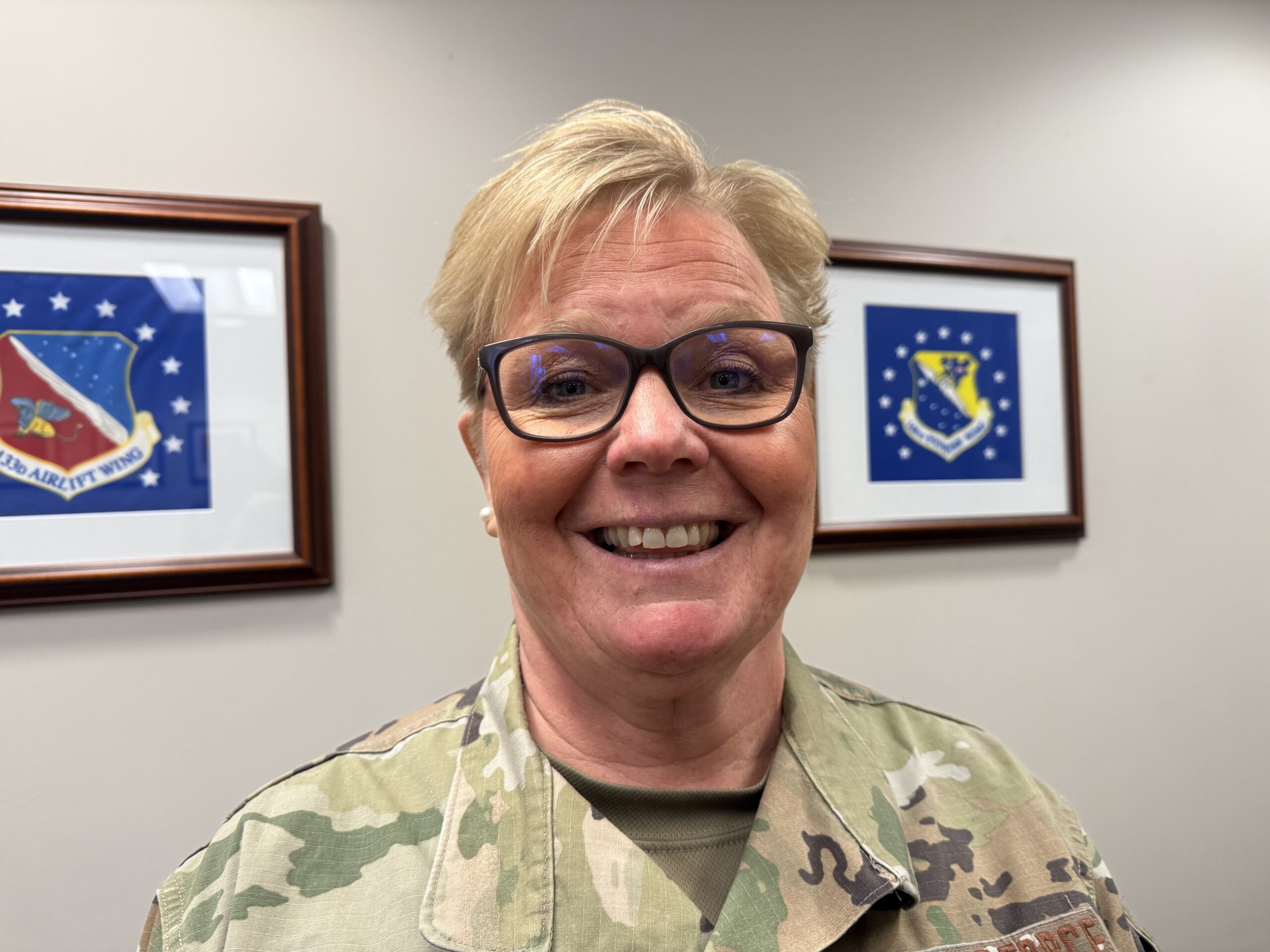 Lisa Erickson t the Veteran Service Building in St Paul